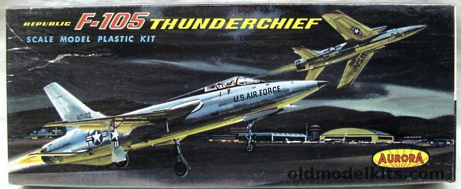 Aurora 1/78 Republic F-105 Thunderchief, 123-98 plastic model kit